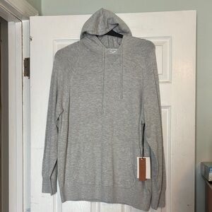 NWT Precedent LA cashmere blend Gray Hoodie for Men